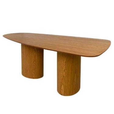 Imagem de Mesa De Jantar Orgânica Duo 235x122 Freijo - Modelar Art Moveis