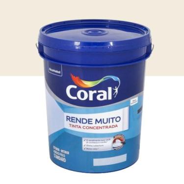Imagem de Tinta Acrílica Fosca Rende Muito Branco 20l - Coral