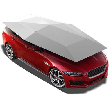 Imagem de Barraca De Carro Totalmente Automática Mei, Guarda-sol De Barraca De Carro De Proteção Portátil Multifution, Abrigo De Carro Móvel Dobrável, Com Carregador Removível, Silver, 4.5m