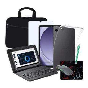Imagem de Capa C/ Teclado Película Mouse P/ Tablet Galaxy Tab A9 Plus