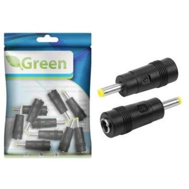Imagem de 10x Adaptador P4 2.1 X 5.5mm Fêmea Para 1.7 X 4mm Macho