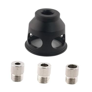 Imagem de Gralara Conjunto de gabarito de cavilha autocentrante de 6/8/10 mm, furador vertical com buchas de perfuração, Preto