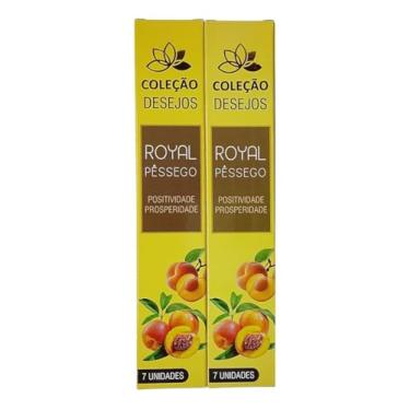 Imagem de Incenso Dos Desejos Vegano Super Premium 2 Caixas - Escolha Seu Aroma(Royal Pêssego)