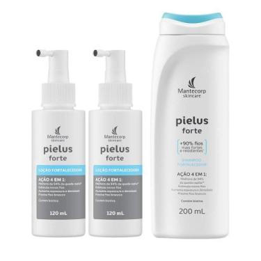 Imagem de Kit Shampoo Pielus Forte 200ML + 2 Loções Pielus Forte