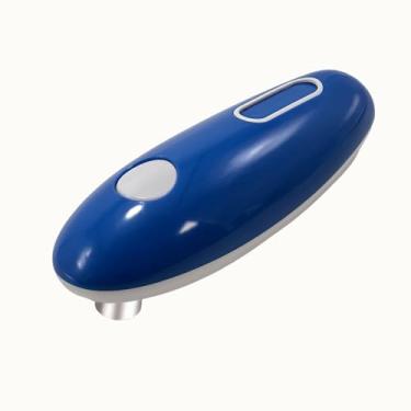 Imagem de Abridor elétrico profissional Cooks – Redefina a facilidade de cozimento para idosos e pacientes com artrite com operação inovadora de mãos livres e design de um toque (azul)