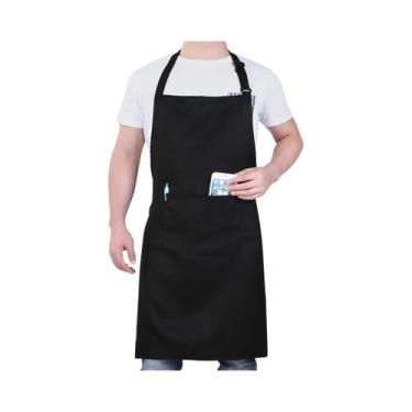 Imagem de Avental De Cozinha Unissex Para Churrasqueira, Restaurante, Bar, Loja,