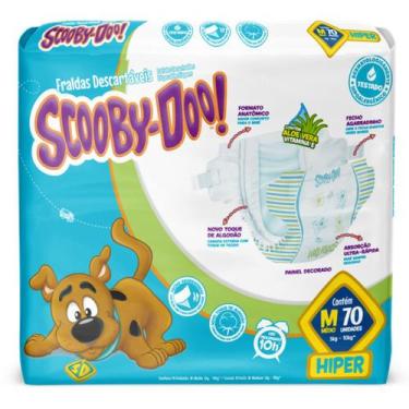 Imagem de Fralda Scooby Doo Hiper 1 Pacote, M