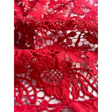 Imagem de Tecido Renda Guipir VAR 5 I 1m x 1,40m (Vermelho)