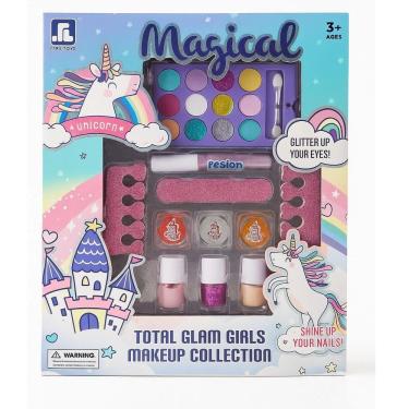 Imagem de Maquiagem Infantil Kit Unicorn Magical – Total Glam Girls, com Sombras, Esmaltes e Acessórios