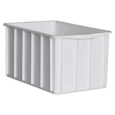 Imagem de Caixa Organizadora Lar Plásticos 180 Litros sem Tampa Branca - LAR PLA