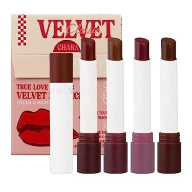 Imagem de Batom Matte para Mulheres, Matte Velvet Tube Tube Makeup | Brilho longa duração antiaderente e à prova d'água para maquiagem femin Pinnkl