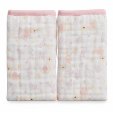 Imagem de Kit 2 Paninhos de Boca Soft Bebê 100% Algodão 40x20cm – Toalhinha Absorvente, Suave e Confortável para Recém-Nascido