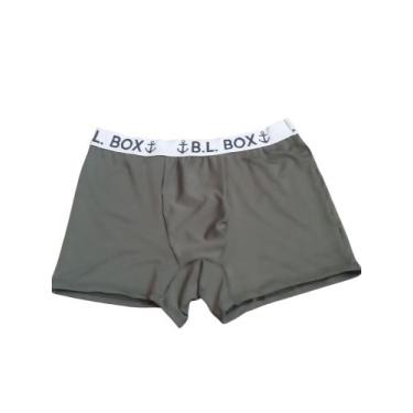 Imagem de Kit 10 cueca boxer poliamida plus size cores variadas - Belly, Verde e