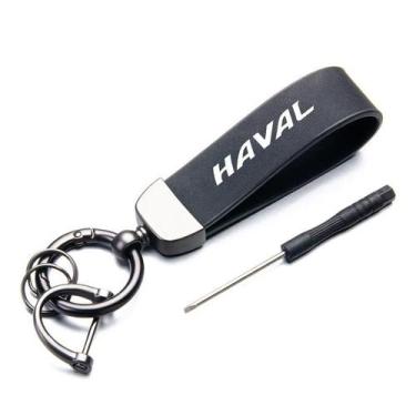 Imagem de Chaveiro De Couro E Metal Para Haval H6 Dargo M6 H9 F7 F7X Jolion X DO