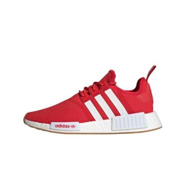 Imagem de adidas Originals Mens NMD_R1 Fashion Shoes (Red/White, 11)