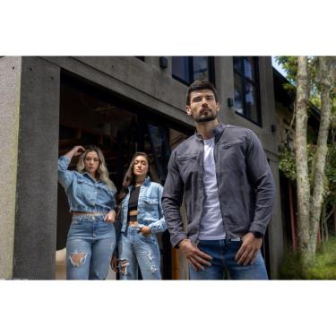 Imagem de Jaqueta Masculina Trich Jeans Cinza Resinado-Masculino