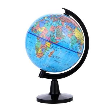 Imagem de Globo De Mapa Mundial HD De 360 Graus Para Crianças Adultas, 10,6 Cm, 