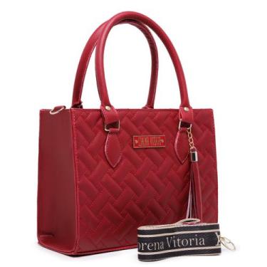 Imagem de Bolsa lorena 3d alça transversal - LORANA VITORIA, Vermelho