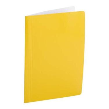 Imagem de Pasta grampo trilho amarelo Papel Polycart