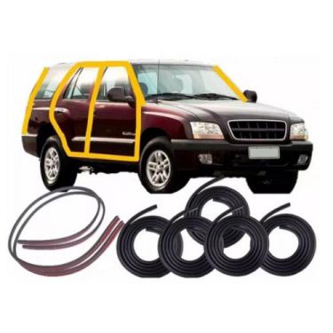 Imagem de kit Borracha 4 Portas Pingadeira E Mala Blazer Até 2000 - Kadapeças 