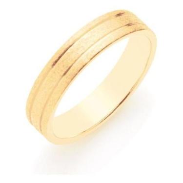 Imagem de Aliança fosca folheada a ouro 510332 - rommanel, 24