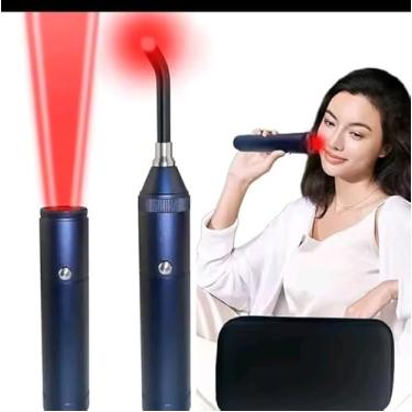 Imagem de Dispositivo de terapia de luz vermelha, atualiza o dispositivo de tratamento, terapia de luz infravermelha para lábios, boca, nariz, orelha, joelho, pés, mãos, alívio da dor muscular e nervo