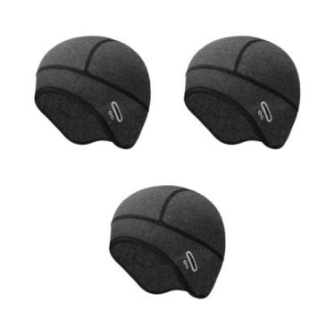 Imagem de Gorro Masculino De Inverno À Prova De Vento, De Lã Térmica, Para Cicli