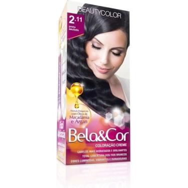 Imagem de Coloracao Permanente 2.11 Preto Azulado, Bela & Cor - BELA&COR
