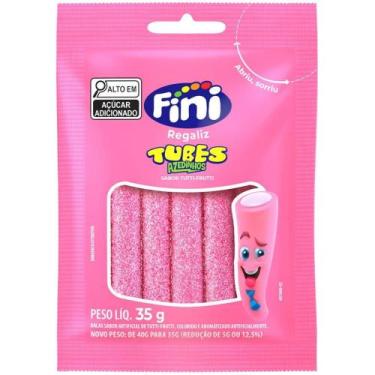 Imagem de Doce Tubes Tutti Frutti 35G (display com 10 Unidades) - Fini