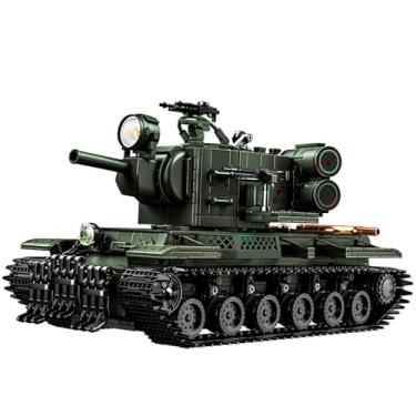 Imagem de DUANT 39027 WW2 KV-2 Heavy Tank Building Blocks Set, 2235 Pcs MOC Creative Modular Tank Bricks, Ideal Gift for Military Enthusiasts, Historical Collection Model for Teens and Adults