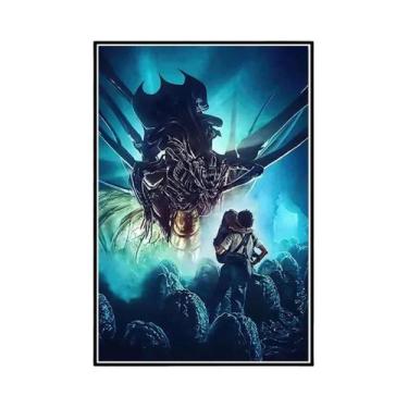 Imagem de Pôster De Pintura a Óleo Clássica Do Filme De Terror Alien Covenant Re
