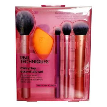 Imagem de Real Techniques Everyday Essentials Set Kit Pinceis Esponja Laranja