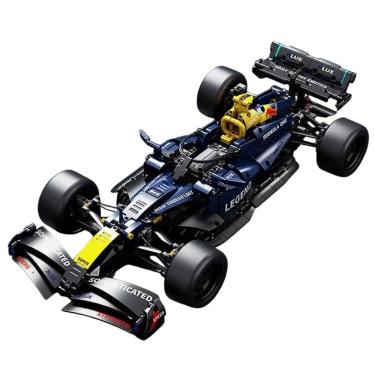 Imagem de Carro de corrida Redbull Blue Fórmula 1 Bloco de Montar F1