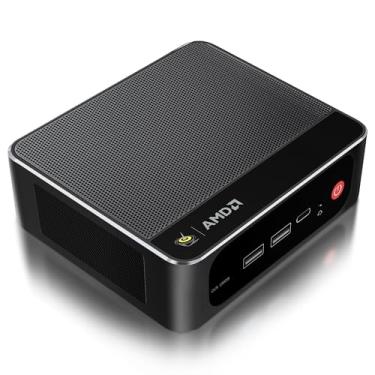 Imagem de Beelink Mini PC SER5 MAX, AMD Ryzen 7 6800U (até 4,7 GHz, 8C/16T), Mini Computador 32GB LPDDR5 RAM 1TB PCIe4.0 SSD, Tela Tripla 4K, WiFi 6, BT 5.4, RJ45 2.5G LAN, Win 11 Pro