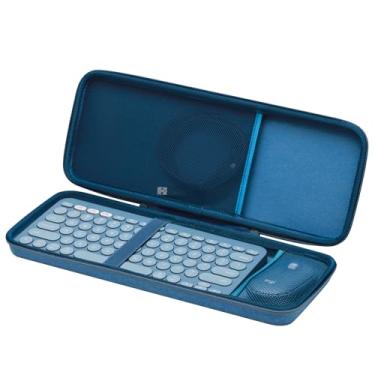 Imagem de XANAD Capa rígida para Logitech Pebble 2 Combo/Keys 2 K380s / K380 teclado + Logitech Pebble Mouse (azul)