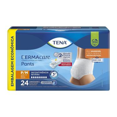 Imagem de Roupa Íntima Tena Dermacare Pants P/M 24 Unidades