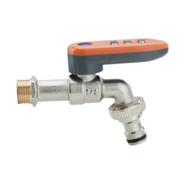 Imagem de Ｂｅｓｇａ externa com trava e trava de código de 3 dígitos, de jardim com rosca macho de 1/2 polegada para de irrigação e rega de