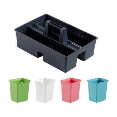 Imagem de predolo Cesta de Transporte para Produtos de Limpeza com Alça, Caixa de Armazenamento para Ferramentas de Limpeza, Organizador para Casa, Escritório E Restaur, S