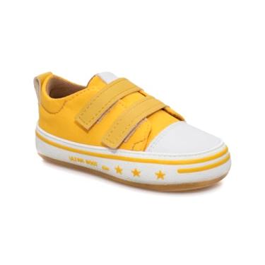 Imagem de Tênis Infantil Star em Lona, Unissex, Solado Antiderrapante, para Crianças (Amarelo, BR, Criança de 4 a 8 anos, Numérico, 24)