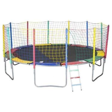 Imagem de Pula Pula Cama Elástica 4,27m 6 Pés Lona Cores Lisas sem Emenda - Papi