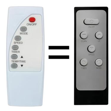 Imagem de Controle remoto de substituição compatível com Honeywell AC ar condicionado modelo remoto MN12CES MN12CESBB MN12CESWW MN10CESWW MN10CESBB MN10CES