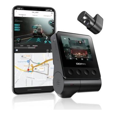 Imagem de DDPAI Z40 Câmera Veicular Frontal e Traseira 3K+1080P, Câmera Para Carro com WiFi Aplicativo, SR e GPS, Supercapacitor, Modo de Estacionamento 24H, Tela IPS 2” Com Noite Visão (Sem Cartão SD)