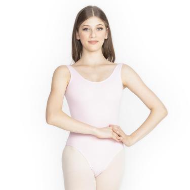 Imagem de Collant Ballet Regata em Helanca, Só Dança, A009 Lilian, Rosa Forte, 50