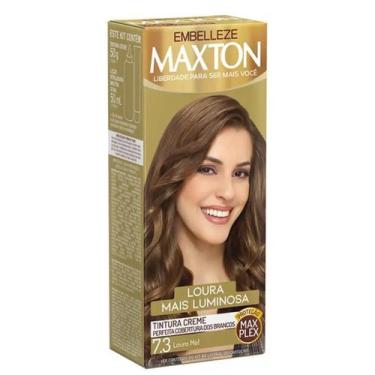 Imagem de Tintura Maxton Loura + Luminosa 73 Loiro Mel Embelleze