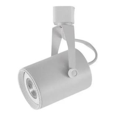 Imagem de Spot Para Trilho Classic Redondo Par20 1xE27 Branco Pix Iluminação