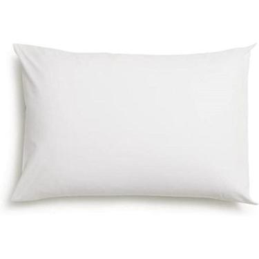 Imagem de Fronha Avulsa Branca Lisa Envelope Malha Travesseiro 70X50Cm