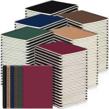 Imagem de Caderno espiral Yahenda A5 21x14 cm forrado 72 unidades