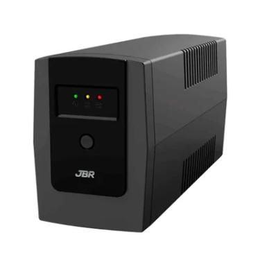 Imagem de Nobreak Jbr 600VA, 3 Tomadas, 120V, Incluso Bateria Embutida - Compatível PC, TV, Câmeras Segurança