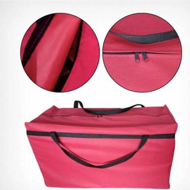 Imagem de Bolsa Grande P/kit Epis 30cmx32cmx64cm + super Brinde - plastcor, Verm
