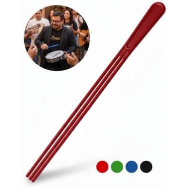 Imagem de Baqueta Tripla Para Tamborim Profissional Com 3 Hastes Zaidan's Percus